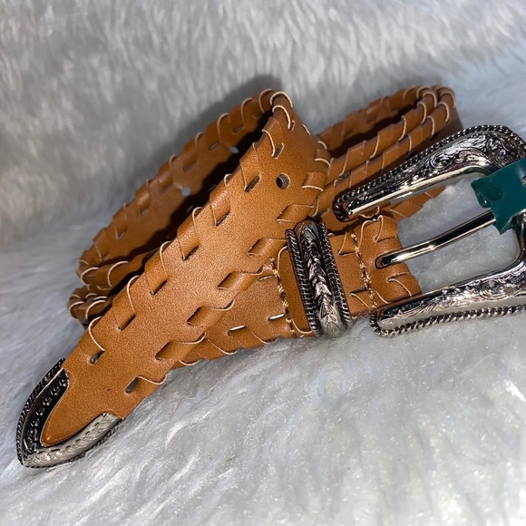 wild fable Accessories - Stitched Vegan Leather Belt